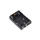 Caja plana para pilas cesta 3xR3 AAA negro GNI0056