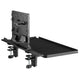 Suporte de mesa/prateleira extensível NanoRS RS174 com suporte para auscultadores/acessórios, carga máxima de 20 kg