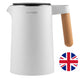 Chaleira elétrica branca Concept Salt&Pepper RK3300 estilo nórdico 1,5L