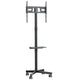 Suporte móvel para TV com rodas Maclean MC-949, adequado para televisores de 32 a 55 polegadas com um peso máximo de 25 kg. VESA 400x400, suporte universal para TV.