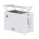 Tostadora Adler, 6 niveles de regulación, rejilla para panecillos, 900W, blanca, AD 3223