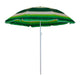 Guarda-sol de jardim Master Grill&Party, 180 cm de diâmetro, riscas brancas e verdes, JKB03
