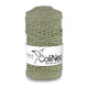 ColiNea Cordón de algodón con núcleo de algodón, Trenzado, 3 mm, 100 m, Color verde oliva