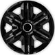 NRM Fast Tapacubos universal 14'', Color negro, 1 pieza