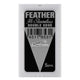 Lâminas de barbear Feather, aço inoxidável, 5 unidades, standard, 71-S