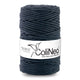 Cordão de algodão ColiNea com núcleo de algodão, entrançado, 5 mm, 100 m, cor de tinta