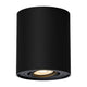 Candeeiro de teto Rabalux Kobald, montagem à superfície, GU10, IP20, preto