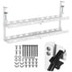Organizador de cabos Maclean para secretária, carga máxima de 5 kg, comprimento máximo de 728 mm, 2 camadas, branco, MC-102 W 728 mm, 2 camadas, branco, MC-102 W