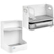 Ergo Office Organizador de escritorio con cajón, blanco, max. 10kg, ER-440 + Organizador de escritorio para utensilios ER-442