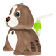 Omnibus BR-CN171 Inhalador de pistón, Nebulizador para niños, 2 mascarillas, Perrito marrón