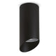 Maclean MCE360 B Luminaria de superficie / tubo, spot, redondo, aluminio, GU10, 55x130mm, negro + Bombilla LED GU10 7W Maclean Energy MCE437 WW blanco cálido 3000K, 220-240V~, 50/60Hz,
