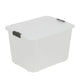 BranQ Velur 30L Contenedor de almacenamiento con tapa transparente