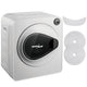 Máquina de secar roupa elétrica GreenBlue, carga de 3 kg, GB405 + conjunto de filtros para máquina de secar roupa GreenBlue GB483, 1 entrada, 2 saídas (para GB405, GB410, GB415)