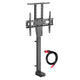 Maclean Soporte extraíble eléctrico para TV, TUYA, 37''-80'', VESA 600x400, máx. 60kg, MC-866T + CABLE HDMI 2.0 4K 3D UHD 1,8m 48 bit