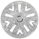 Tapacubos universales 14'' NRM Perfecto lacado plata 4 piezas