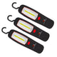 Lâmpada de oficina Maclean MCE03 24 LED, íman, gancho, 3 peças