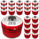 Cartucho de gás para campismo Alpen 230g, certificado: PI 0656, compatível com EN417, propano-butano, gama de -10°C a +40°C, válvula roscada 7/16" IK009, 24 peças
