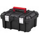 Caja para herramientas Keter, cierres metálicos, asa ergonómica, caja para herramientas ancha de 16''.