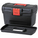 Caja de herramientas Curver, organizador con compartimentos, negro, Herobox Basic 16'' 193603