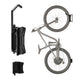 Soporte de pared para bicicletas Maclean, carga máxima de 35 kg, ángulo de inclinación ajustable, acero, MC-171