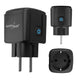 Toma de corriente WiFi GreenBlue con control remoto, compatible con Android/iOS/Alexa/Google Home, temporizador, medidor de potencia, máx. 16 A/3840 W, GB735 B