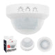 Sensor de presencia PIR Maclean, para montaje en superficie, alcance de 10 x 40 m, 1000 W/2000 W, 220-240 V CA, 50/60 Hz, MCE823