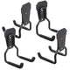 Soporte / colgador de pared para garaje Maclean, para neumáticos, herramientas de jardinería, escaleras, mangueras de jardín, máx. 35 kg, MC-439, 4 unidades