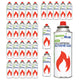 Cartucho de gas GreenBlue de 227 g, 28 unidades. Certificado: Pi 0875, conforme a la norma EN 417, butano, rango de temperatura de funcionamiento: de -10 °C a +40 °C, GB227