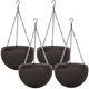 Maceta colgante Keter Sphere Planter, color marrón, 4 unidades