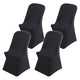 Funda para silla de catering negra GreenBlue, 88 x 50 x 45 cm, spandex, GB373, 4 unidades