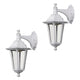 Lámpara de exterior Velence Rabalux 8201 blanca, casquillo E27, máx. 60 W, estilo clásico, 2 unidades