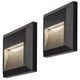 Lámpara Rabalux, de pared, para exterior, LED 4 W, antracita, Trento, 2 unidades