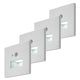 Lámpara Lunca LED de 1 W, IP20, blanca, 3000, 4500 y 6500 K, con sensor de movimiento y sensor de luz, 77198, 4 unidades