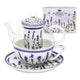 Juego de té «Lavanda», taza y tetera (tea for one) Queen Isabell