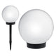 Lámpara solar LED para exteriores blanca 20 x 20 x 53 cm GreenBlue GB123