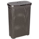Cesto de ropa sucia Natural Style 40L Marrón oscuro Curver
