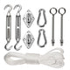 Conjunto metal para sujetar la vela GreenBlue GB508