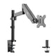 Monitor de mola a gás Maclean MC-775 com braço duplo 17"-32" 8kg