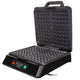 Gofrera profesional para 4 gofres, 1300W, libre de BPA, 1300 W, 0 Decibeles, Negro Adler AD 3036