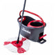 Conjunto de cubo y fregona microfibra secado Rotary MOP VILEDA Easy Wring and Clean TURBO