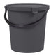 Cubo Plast Team Berry 5L con tapa y asa, gris oscuro