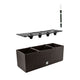 Floreira quadrada imitação rattan 17L umbra Prosperplast Rato DRTC500 440U