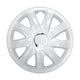 Tampões universais de encaixe NRM DRIFT de 16" lacados a branco, 4 peças