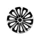 Tapacubos de 15" o 16" conjunto de 4 blanco negro NRM STRONG DUOCOLOR