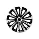 Tampões de roda NRM STRONG DUOCOLOR BRANCO PRETO 14 polegadas