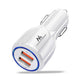 Carregador USB de 2 slots, isqueiro 12-24V, carga rápida 3.0, carro 1xQC3.0 5V/3A, 9V/1.8A, 12V/1.6A 1x 5V/3.1A, carregador de celular para carro