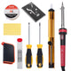 Kit de solda Maclean 60W com extrator de resina de lata aterrada, estojo para chaves de fenda MCE390