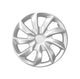 Calotas NRM QUAD SILVER 16", cor prata - 4 peças