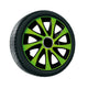 Tampões universais 14" Drift Extra Verde/Preto 4 peças