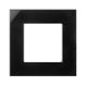Moldura de vidro Maclean, simples, preta, 86x86mm, MCE730B